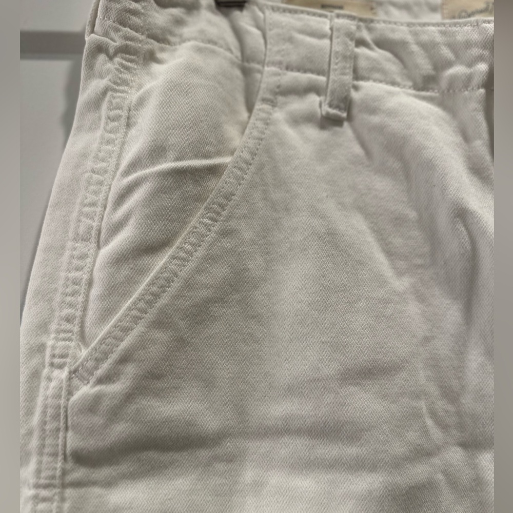 Universal Thread White Boyfriend Jeans – Size 12 - Cargo Y2K White Denim NWT - Picture 3 of 8